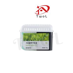 TWOL SHOP 1pcs 160g Refrigerator Deodorant Deodorant Deodorant Box To Remove Odor Household Odor Antibacterial Activated Carbon Strictly Selected The Same