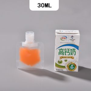 ถุงใส่ของเหลว ถุงฝาเกลียว 30/50/100ml ฝาเกลียวตั้งได้ แบ่งครีม ถุงบรรจุของเหลว ซองใส่ครีม ถุงใสตั้งได้ฝาเกลียว ขนาดมินิ