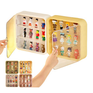 Figurine Dools Display Box / Wall Mounted Figurine Storage Box / POP Mart Blind Box Rack Shelf Rainbow Culture
