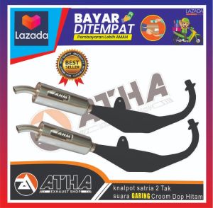 knalpot satria 2tak Standar racing AHM satria hiu