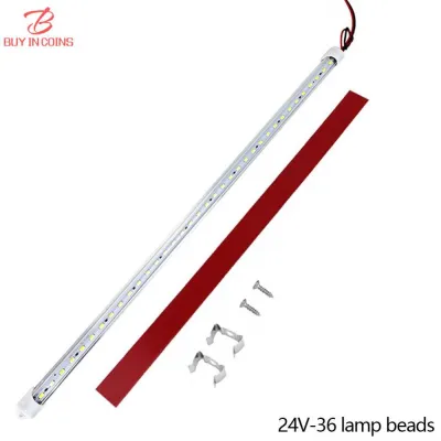 [Local] BC 12V/24V LED 24LED 36 LED ไฟภายในรถแถบไฟเปิด/ปิดสำหรับรถบรรทุกรถบรรทุกรถบรรทุกคาราวานแคมป์ปิ้ง RV คาราวาน