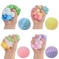 Mesh Squish Ball / Squeeze Ball Release Stress Funny Anti-Stress Squishy Grape Relief Ball/E04008. 