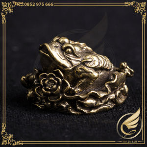 Tượng Đồng Phong Thủy Thiềm Thừ Đại Hùng Tài Lộc Đồng Thau - Đồ Đồng Thuận Tâm