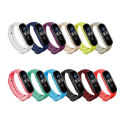 For Xiaomi Mi Band 9 8 7 6 strap สมาร์ทวอทช์สายรัดข้อมือ Bracelet Replacement สาย ซิลิโคน for xiaomi band 6 สาย MiBand 6 Wrist Color TPU Strap. 