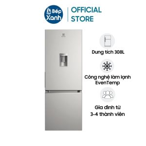 Tủ Lạnh Electrolux Inverter 308 lít EBB3442K-A - Ngăn Đá Dưới - Ngăn Đông Mềm TasteSeal