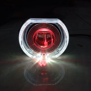 Lampu Depan Projie Biled ala ala 40Watt 4.5 Inch Lampu Biled Ala ala Projie Lampu Depan Biled Projie plus devil Plus Shroud High Low Ring Angel Eye Lampu Utama Motor Mobil Universal