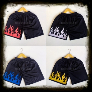 Calana pendek kolor sablon hiu viral harga murah kekinian