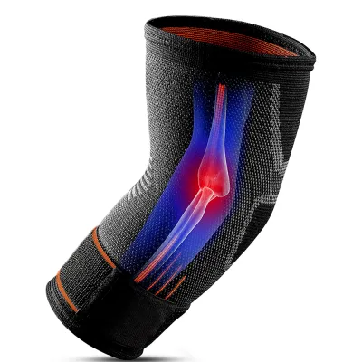 Elbow Brace for Tendonitis and Tennis Elbow Elbow Compression Sleeve Tennis Elbow Brace for Women and Men w/ Adjustable Strap for Tennis Elbow Relief Weightlifting Arthritis Workouts Reduce Joint Pain During Fitness Activity