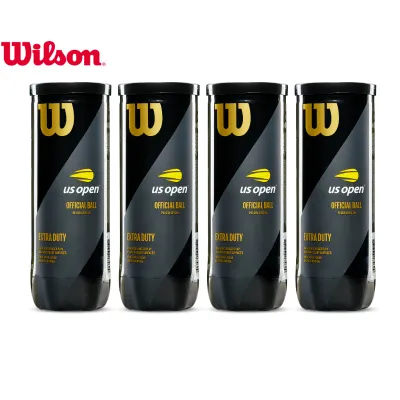 [BUY 4 CANS AT PRICE OF 3] Wilson US Open Extra Duty Tennis Balls (4 Pack) 12 Balls - WRT106200