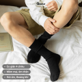 Tất vớ đen trơn cổ ngắn cổ trung cổ cao nam nữ GOMTAT phong cách basic, chất liệu cotton thoáng mát - FIVE-DEN-1DOI. 