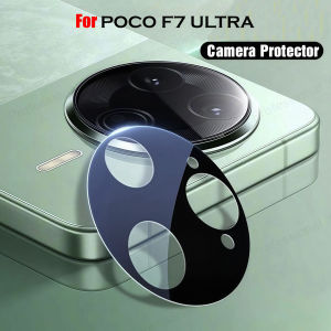 Tempered Glass Camera For Poco F7 Pro / Poco F7 Ultra Anti Gores Camera Full Black Belakang Handphone
