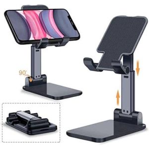Universal Desktop Phone Holder Stand Mount Support Tablet Cell Phone Adjustable Portable Desktop Folding Phone Holder