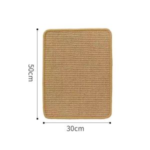 [SG]🚚 Sisal Cat Scratch Board Wear-Resistant Non-Dandruff Anti-Scratching  Cat Litter Integrated Cats Paw Pad