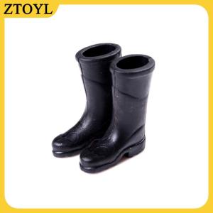 ZTOYL 1 đôi bốt đi mưa bằng cao su sân vườn mini cho đồ nội thất nhà búp bê 1/12 trang trí nhà cửa