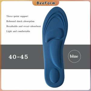 B.F. 10D Memory Foam Sports Insoles Womens Anti-odor Breathable Cushioning Pain Relief High Heel Insoles