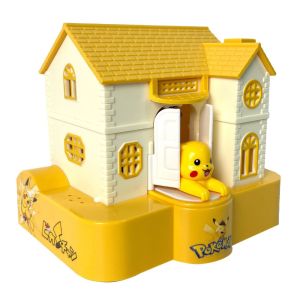 YAZHE การกลืนกินอัตโนมัติ กล่องบ้านสุนัขแบบประหยัด เอฟเฟกต์เพลงเบาๆ กล่องเก็บของสำหรับเก็บ กระปุกออมสินปิกาจู อะนิเมะ สุนัขแสนสนุก กระปุกออมสินอิเล็กทรอนิกส์ ของขวัญสำหรับเด็ก