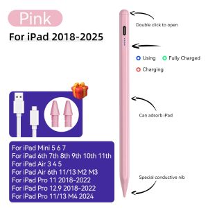 Stylus Pen for  11th A16 11 10th Gen Air 6th 11 Air 13 M2 M3 Air4 Air5 Pro 12.9 13 Pro 11 9th 8th 7th 6th Mini 7 6 2018-2025 with Palm Reject Touch Screen Pencil