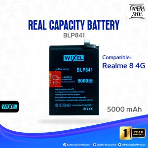 WIXEL Baterai BLP841 Realme 8 4G Double Power Real Capacity Batre Batrai Battery Original Ori Dual BLP 841