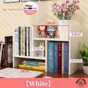 [SG Seller]Economic Simple Shelf Desktop Table Bookshelf Storage Office Document Rack Files Letter Organizer
