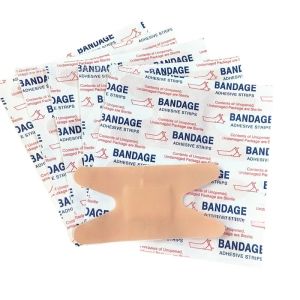 50/100PCS H Shape Medical Waterproof Band Aids Wound Antibacterial Sports First Aid Care Bandage