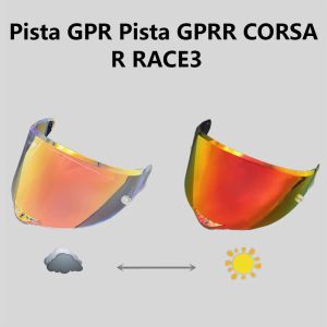 Helmet Adapts To PISTA GPRS PISTA GPRR CORSA R High Definition Electroplating Windproof and Dustproof