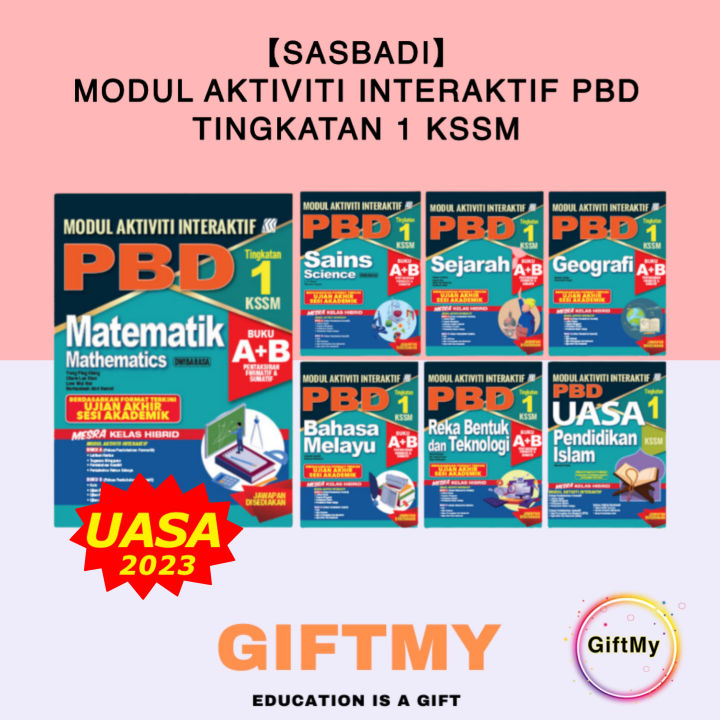 【Sasbadi】Modul Aktiviti Interaktif PBD UASA Tingkatan 1 KSSM Edisi 2023 ...