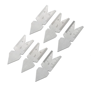 Chủ Đề Công nghiệp kiểm tra Gauge thép Trung tâm Đo etcheds đánh dấu 1/14 "1/20" 0.5mm-1mm Dụng cụ đo lường