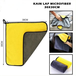 BISA COD - Kain Lap Lembut Mobil Cuci Motor Lap Microfiber Tebal 30 x 30 cm Lap Serbaguna Piring Mangkok