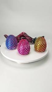 3D Printed Cross-Border Slime Twisty Fidget Dragon Egg Dragon Scale Egg Stress Relief Dragon Egg