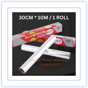 【COZYCASA】Heavy Duty Aluminium Foil 300mm /Non Stick Baking Paper Roll/Food Grade Foil Wrap
