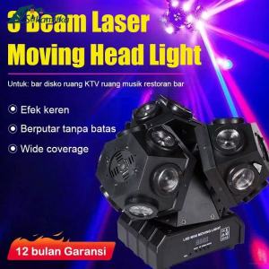 ✌Audio control✌Lampu Panggung Moving Ball 18*10w 4in1 Laser Moving Head Lampu Disco Putar 18 Bola Led RGBW Audio control DMX 512 otomatis  Untuk Pesta Pub Disko Menunjukkan Bar/KTV/Pertunjukan Ruang ala