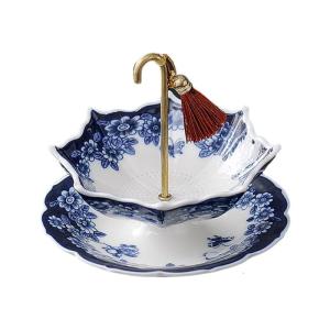 Delicate Pattern Ceramic Teas Infuser Durable Porcelain Umbrella Shape Teas For Lover Of Unique Teas Culture