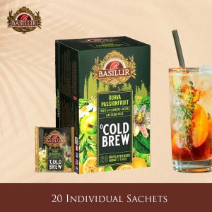 Basilur Tea Caffeine-free Cold Brew - Guava Passionfruit Infusions (20 sachets)