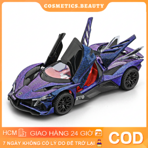 【FAST Delivery】Mô Hình Siêu Xe Apollo Project Evo tỷ lệ 1:32Mô Hình Xe Kim Loại Có Âm Thanh Và Hiệu Ứng