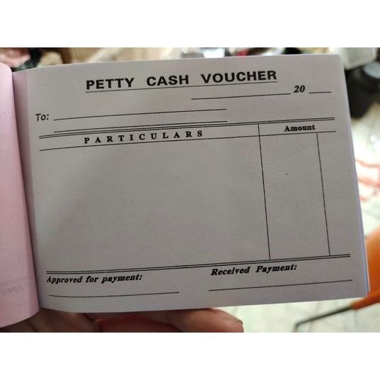 24 PETTY CASH VOUCHER RECEIPT carbon paper | Lazada PH