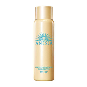 ANESSA Perfect UV Skincare Sunscreen Spray SPF50+ PA++++ with Auto Booster Technology Hydrating Formula for Face & Body 60g