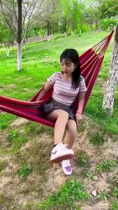 Võng Du Lịch Gấp Gọn – Vải Cotton Canvas Bền Đẹp Phù Hợp Mọi Chuyến Đi
