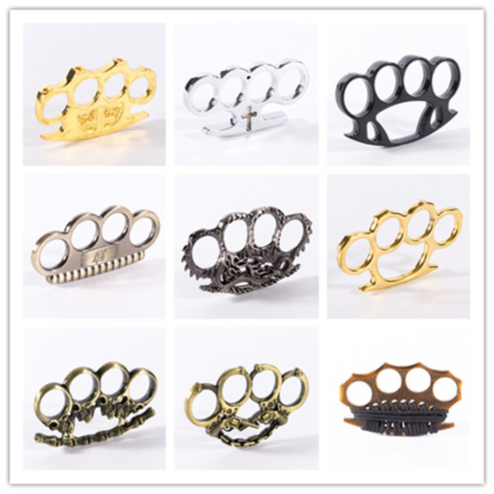 Glass Fiber Alloy Brass Knuckle FourFinger Weapon Iron FourFinger