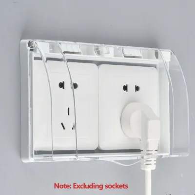 86 Type Switch Waterproof Cover Bathroom Paste Type Universal Switch Splash Box Socket Waterproof Boxes Socket Cover