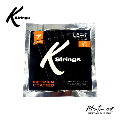 K Strings Premium Coated | 7-String | Nickel Wound | 10-64 11-70 | Electric Guitar Strings