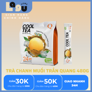 Trà Chanh Muối Cool Tea Trần Quang bịch 336g (24 gói dài x 14g)