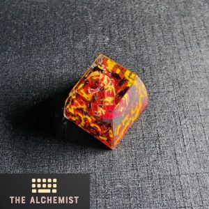 [SG READY STOCK] PRIMAL GROUDON KeyCap | Pokémon Keycap for Mechanical Keyboard Resin Hand-made Translucent Keycap