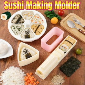 Musubi Maker Rice Mold Sushi Molder Rectangular Layer Mold Box Scoop Onigiri Meat Press Plate Mold
