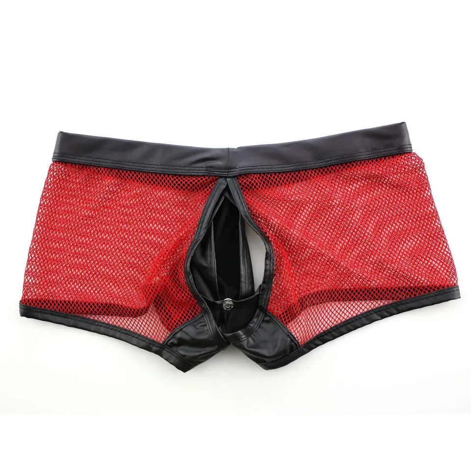 BOTCAM Men's Boxer Shorts Red Men's Fashion Underwear Knickers Ride Up Sexy  Briefs Pants Underwear Cashmere Underwear Men, darkgray, XXXXL :  : Fashion