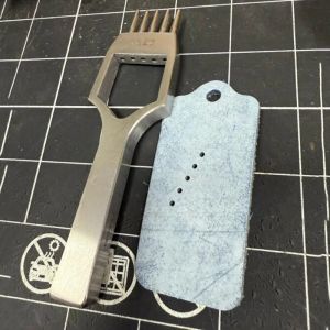 btnx Beagle Leather Strap Hole Punch Tool 5 Holes 1.7mm Hole Diameter 5mm Spacing Craft DIY Tool 9H4B3