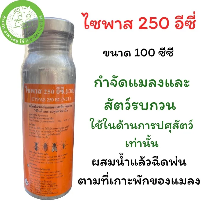 ไซพาส 250 EC สูตรเข้มข้น 100% ลดการระคายเคือง