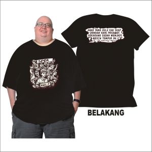 Max Bb 150 Kg Spek Kuli Kaos Wanita Pria Kaos  Jumbo Big Size 2XL3XL4XL5XL6XL7XL Pria Dan Wanita Bahan Semi Katun Combed 24