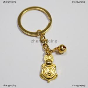 [COD] zhangyuqing Fengshui Lucky Turtle Pendant Japan Sensoji Temple en Tortoise Keychain Money-biting Turtle Ornaments Decor Longevity Protection Financial Stability Lucky Charm