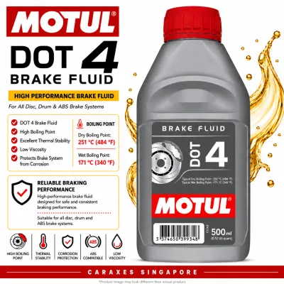 🇸🇬 MOTUL DOT 5.1/DOT 4 BRAKE FLUID 500ml