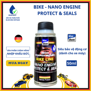 Phụ Gia BLUECHEM Nano Bảo Vệ Động Cơ Xe Máy - Bike – Nano Engine Protect & Seal - 50ml